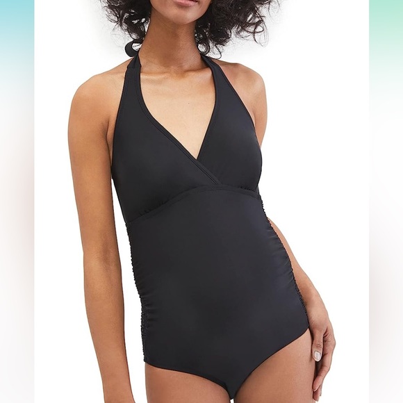 Motherhood Maternity Beach Bump One Piece Swimsuit - Picture 8 of 8